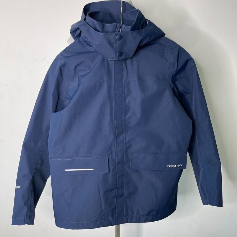 Reima Reimatec+ Uudistus Kids Waterproof Shell Jacket Navy Blue Size 11Y / 146